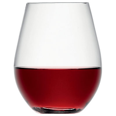 LSA International Wine Collection Stemless Red Wine Glasses, Set of 4